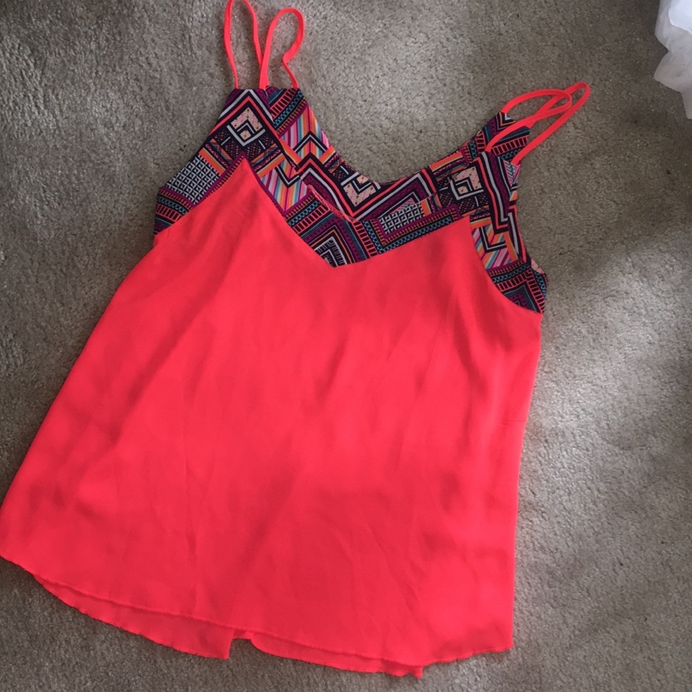 Coral Aztec Tanktop